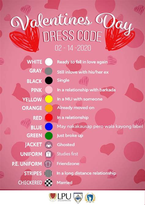 lovers day dress code